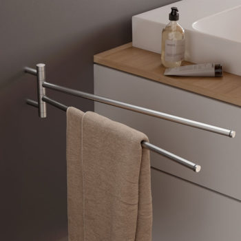 PHOS GHH2 Double Towel Rail | Cloakroom Solutions