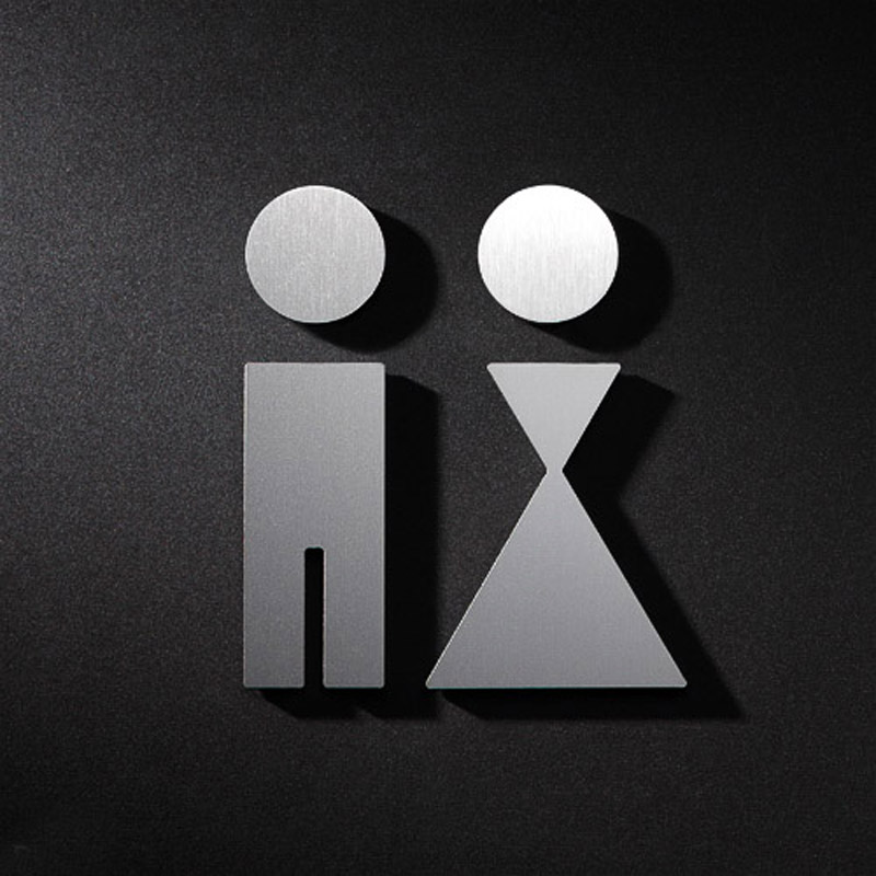 PHOS Male & Female WC Signage | Cloakroom Solutions