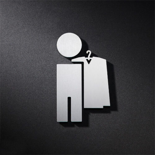 PHOS P1301 Male Cloakroom Sign | Cloakroom Solutions